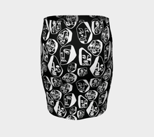 Load image into Gallery viewer, 7 FACES OF CURSE BLACK SKIRT