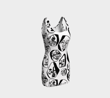 Load image into Gallery viewer, 7 FACES OF CURSE BODYCON WHITE