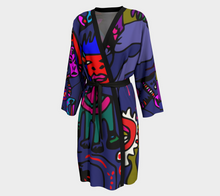 Load image into Gallery viewer, Curse Face Wrap Dress