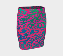 Load image into Gallery viewer, PINK LEOPARD SKIRT